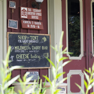 Vermont Country Store Chalkboard Lettering Signs(Rockingham, VT)